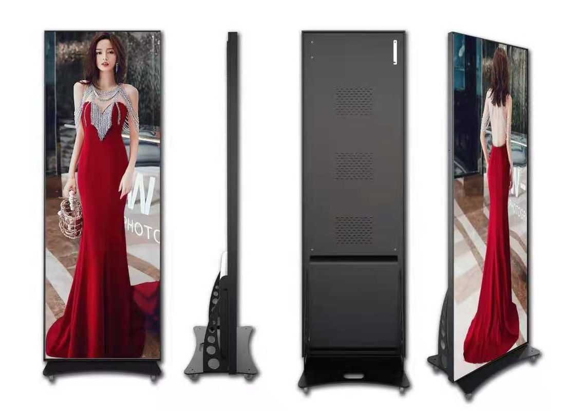 शेन्ज़ेन फैक्टरी विज्ञापन के लिए स्टैंडअलोन एसएमडी 2020 P2.5 एलईडी पोस्टर स्क्रीन